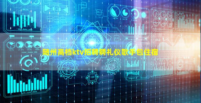 随州高档ktv招聘聘礼仪歌手包住宿